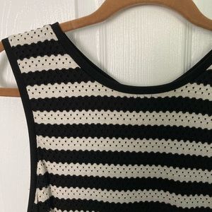 Banana Republic sleeveless eyelet fit-and-flare dress, size 14